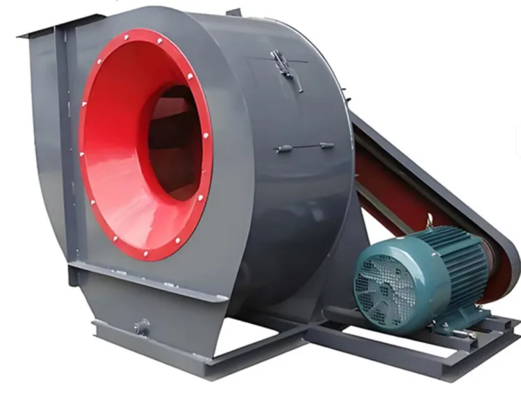 Belt driven industrial centrifugal extractor fan with motor for commercial kitchen duct extraction