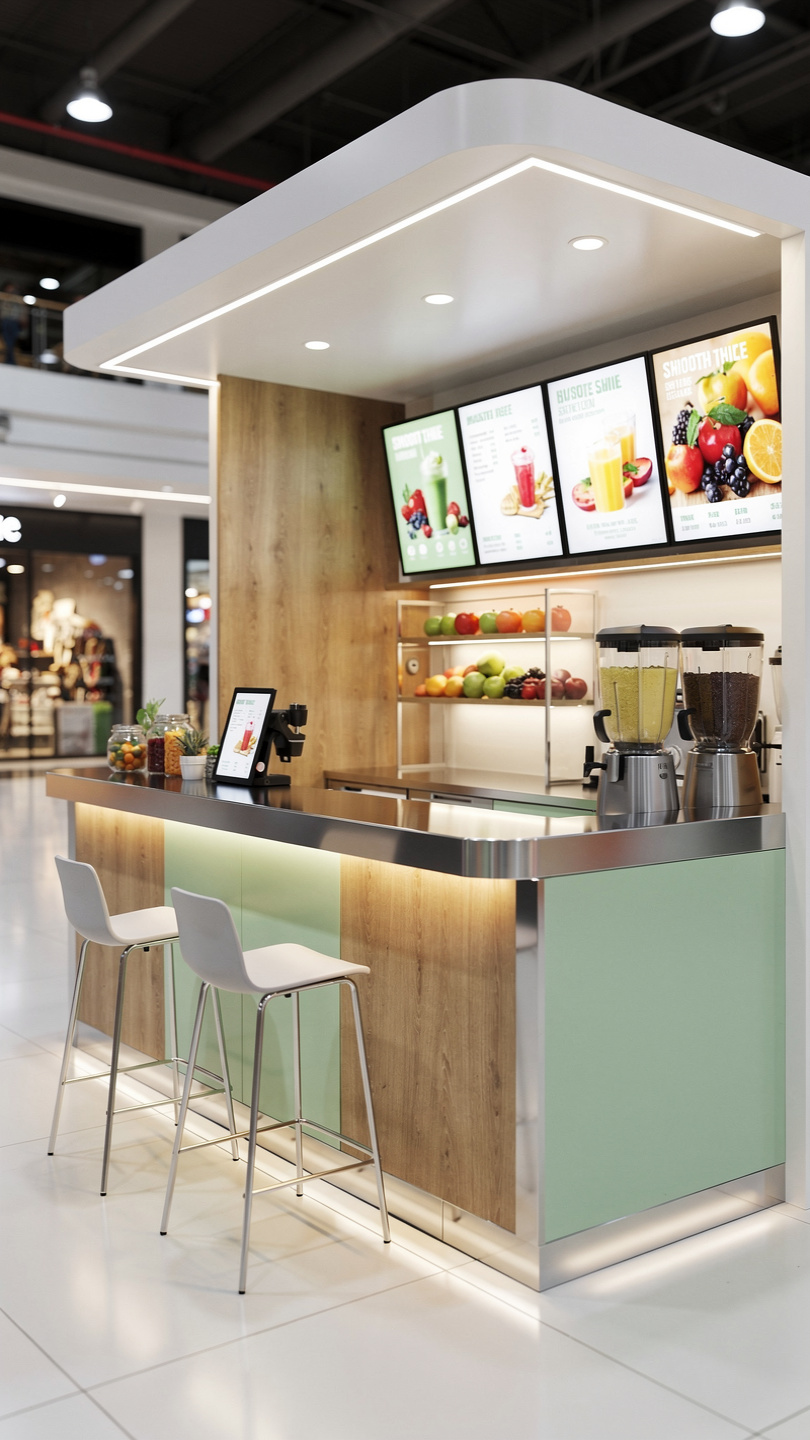 Frozen beverage kiosk equipment service context