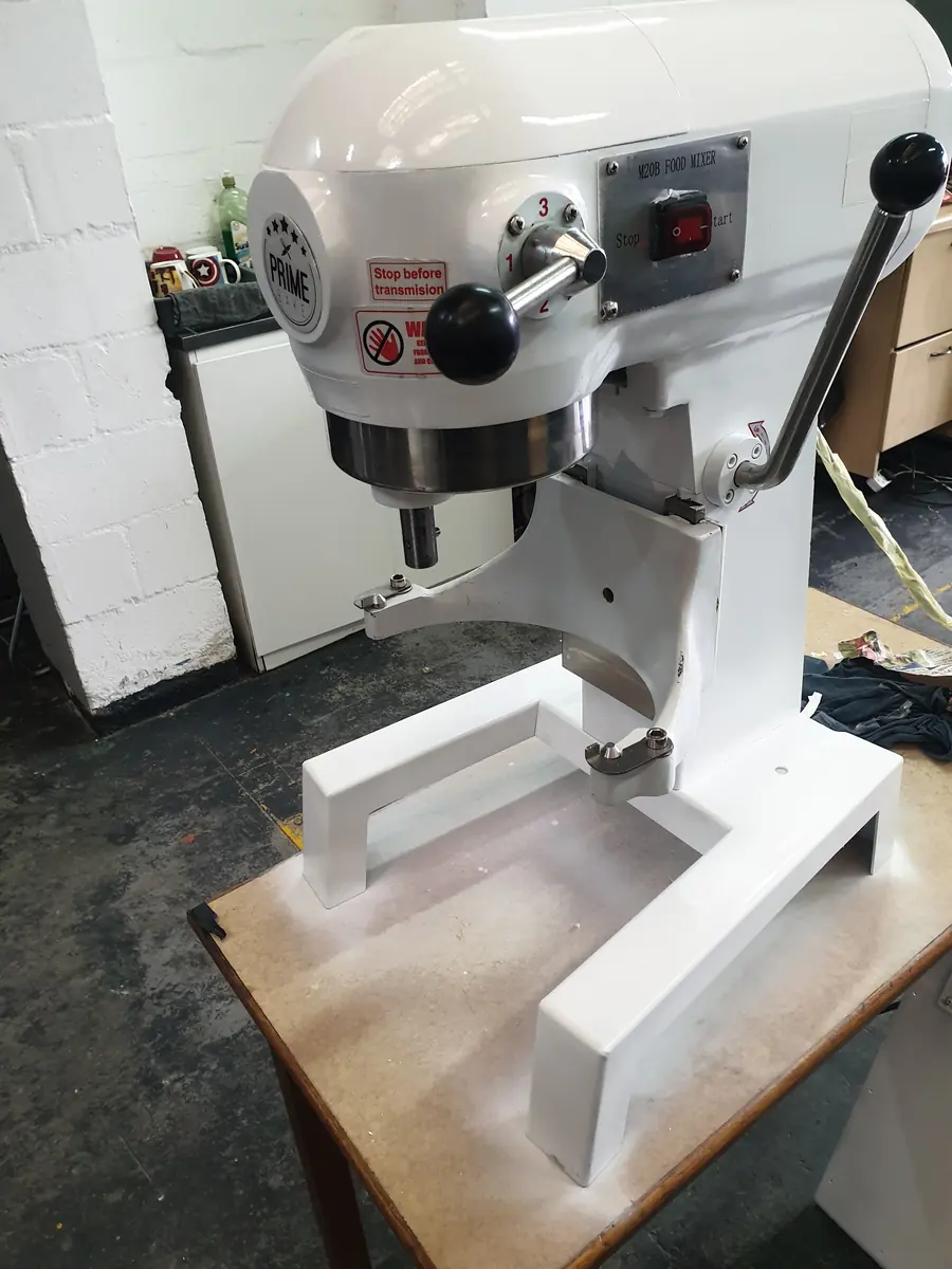 Commercial cake mixer rebuild and bearing repair