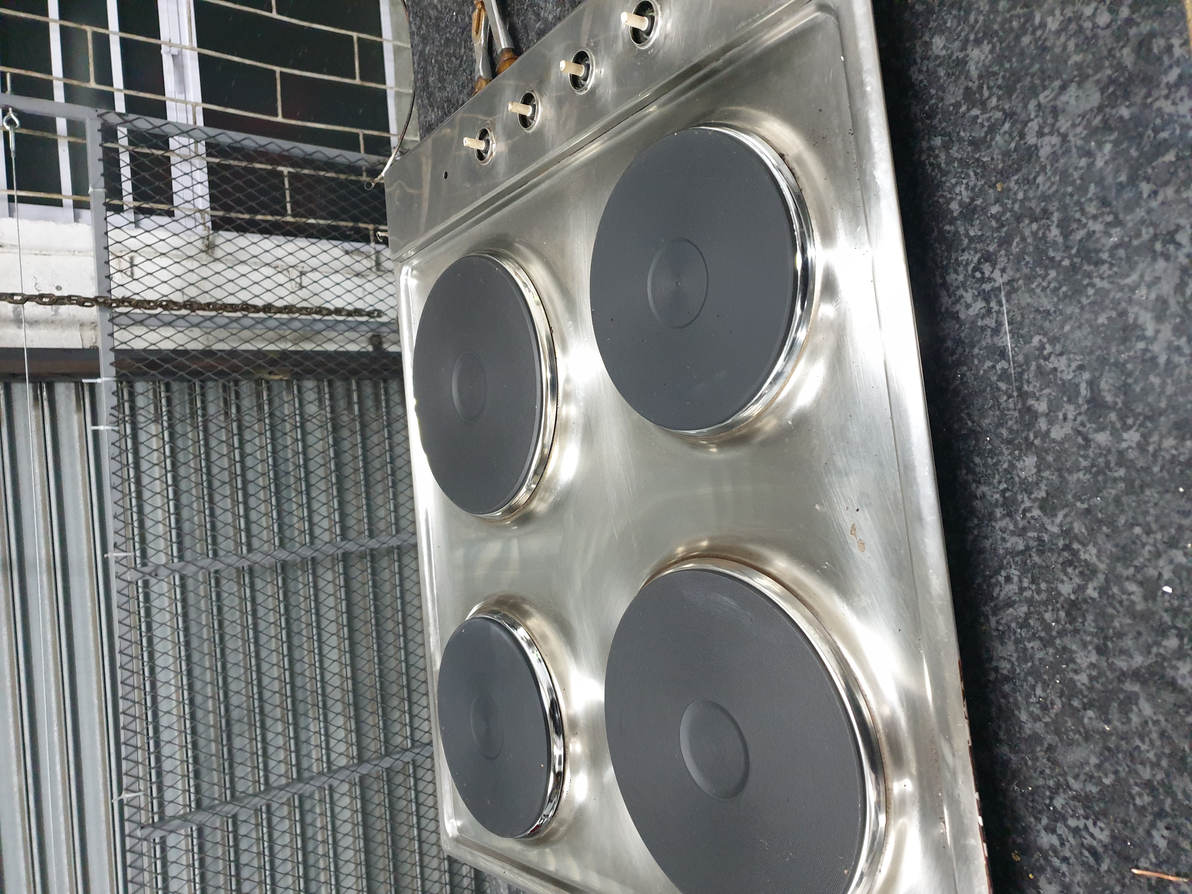 Commercial hotplate rewire nearing completion before continuity and load testing