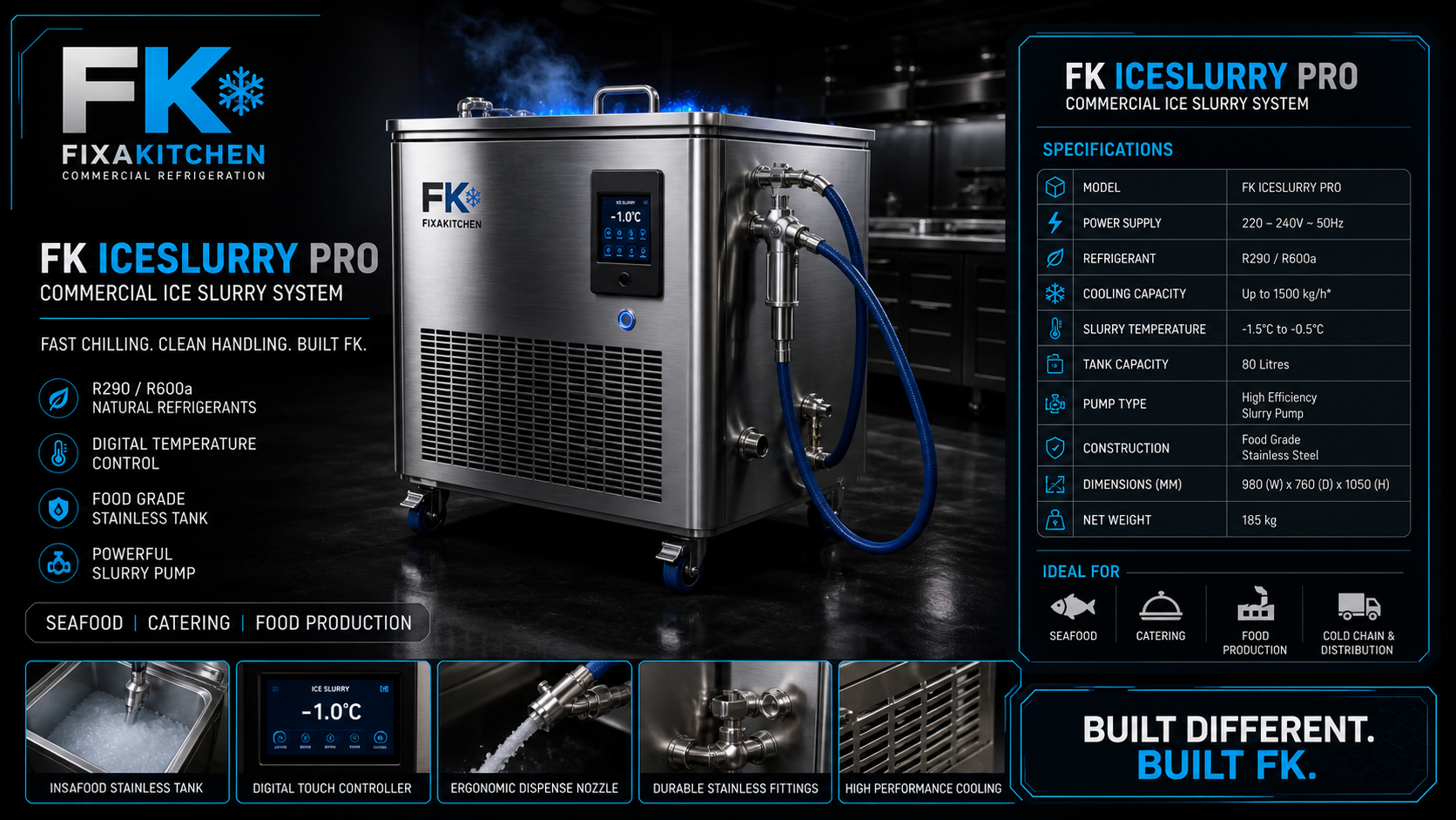 FK IceSlurry Pro custom commercial cooling system