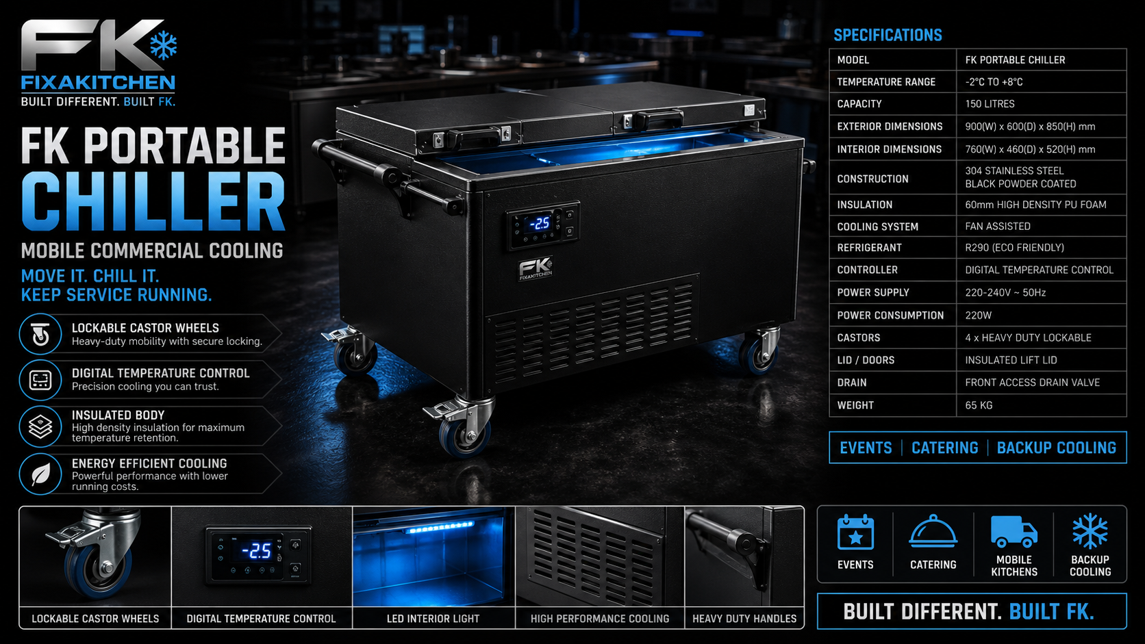 FK Portable Chiller custom mobile refrigeration