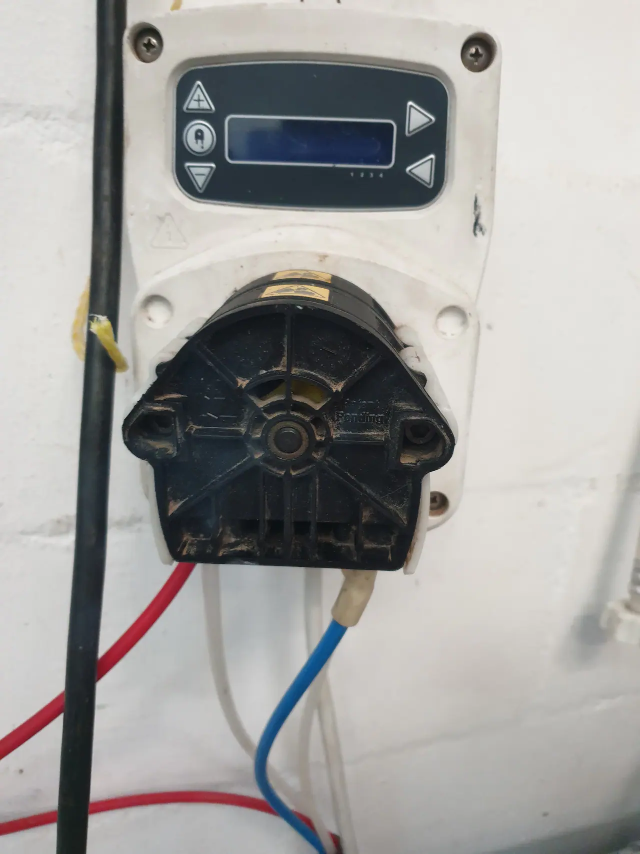Commercial dishwasher chemical dispenser PCB repair before display test